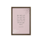 Jeremiah 29:13 - Bible Verse, you search Framed Canvas