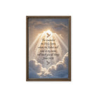 John 14:26 Bible Verse Counselor Framed Canvas Brown 12″×18″