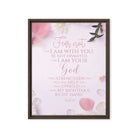 Isaiah 41:10 - Bible Verse, God will strengthen you Framed Canvas