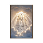 John 14:26 Bible Verse Counselor Framed Canvas Brown 24″×36″