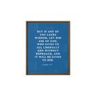 James 1:5 Bible Verse, gives to all Framed Canvas