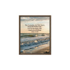 John 14:26 Bible Verse You All Framed Canvas Brown 8″×10″