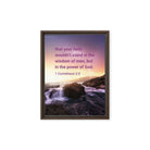 1 Cor 2:5 - Bible Verse, power of God Framed Canvas