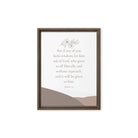 James 1:5 Bible Verse, ask of God Framed Canvas