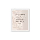 Romans 10:13 Bible Verse, Whoever Framed Canvas