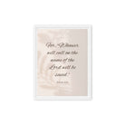 Romans 10:13 Bible Verse, Whoever Framed Canvas