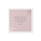 Jeremiah 29:13 - Bible Verse, you search Framed Canvas