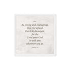 Joshua 1:9 Bible Verse, Be strong Framed Canvas