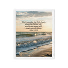 John 14:26 Bible Verse You All Framed Canvas White 16″×20″