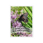 2 Cor. 5:17 Bible Verse, Butterfly Framed Canvas