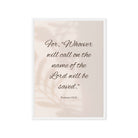 Romans 10:13 Bible Verse, Whoever Framed Canvas