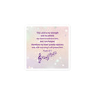 Psalm 28:7 - Bible Verse, I will praise Him Kiss-Cut Sticker