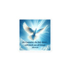 John 14:26 - Bible Verse, Holy Spirit Dove Kiss-Cut Sticker
