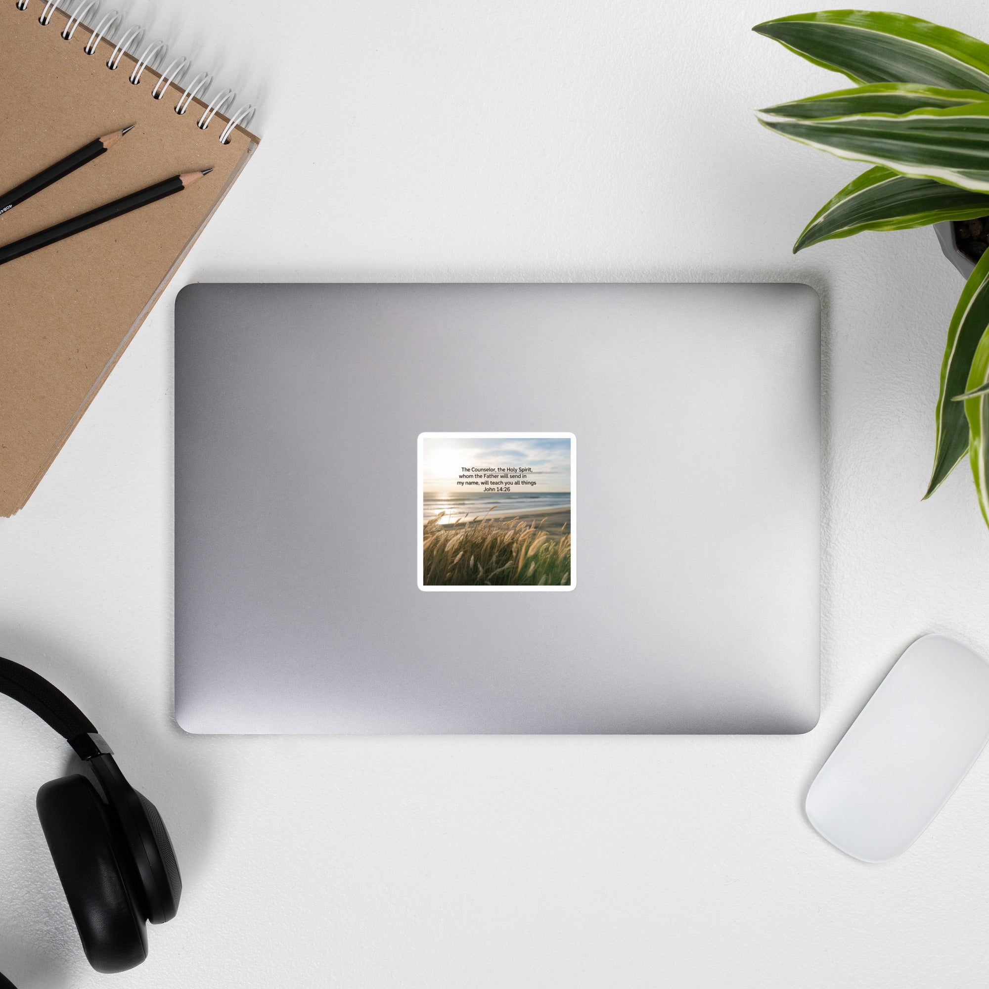 John 14:26 Bible Verse in my name Kiss-Cut Sticker