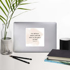 Romans 3:23 Bible Verse, fall short Kiss-Cut Sticker