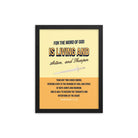 Heb 4:12 - Bible Verse, living and active Premium Luster Photo Paper Framed Poster