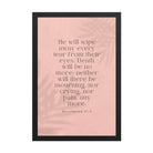 Revelation 21:4 Bible Verse, their eyes Premium Luster Photo Paper Framed Poster