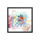 1 John 4:19 - Bible Verse, We Love Him Premium Luster Photo Paper Framed Poster