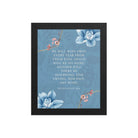 Revelation 21:4 Bible Verse, every tear Premium Luster Photo Paper Framed Poster