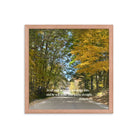 Prov 3:6, Bible Verse, Fall Road Premium Luster Photo Paper Framed Poster