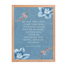 Revelation 21:4 Bible Verse, every tear Premium Luster Photo Paper Framed Poster