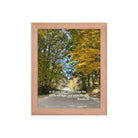 Prov 3:6, Bible Verse, Fall Road Premium Luster Photo Paper Framed Poster