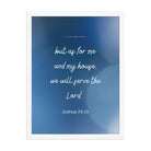 Joshua 24:15 Bible Verse, choose today Premium Luster Photo Paper Framed Poster