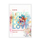 1 John 4:19 - Bible Verse, We Love Him Premium Luster Photo Paper Framed Poster