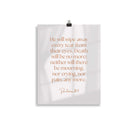 Revelation 21:4 Bible Verse, He will wipe Premium Luster Photo Paper Poster