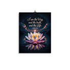 John 14:6 Bible Verse The Way Premium Luster Photo Paper Poster 11″×14″