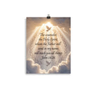 John 14:26 Bible Verse Counselor Premium Luster Photo Paper Poster 11″×14″