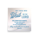 Isaiah 40:31 - Bible Verse, Wings like Eagles Premium Luster Photo Paper Poster