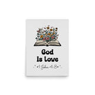 1 John 4:8 - Bible Verse, God is Love Premium Luster Photo Paper Poster