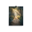 John 14:6 Bible Verse I Am Premium Luster Photo Paper Poster 12″×16″