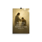 Matthew 25:21 Bible Verse Well Done Premium Luster Photo Paper Poster 12″×18″