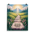 John 14:6 Bible Verse The Truth Premium Luster Photo Paper Poster 16″×20″