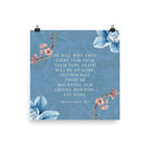 Revelation 21:4 Bible Verse, every tear Premium Luster Photo Paper Poster