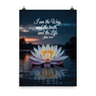 John 14:6 Bible Verse The Father Premium Luster Photo Paper Poster 18″×24″