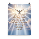 John 14:26 Bible Verse Father Premium Luster Photo Paper Poster 18″×24″