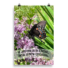 2 Cor. 5:17 Bible Verse, Butterfly Premium Luster Photo Paper Poster