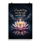 John 14:6 Bible Verse The Way Premium Luster Photo Paper Poster 20″×30″