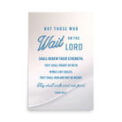 Isaiah 40:31 - Bible Verse, Wings like Eagles Premium Luster Photo Paper Poster