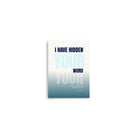 Psalm 119:11 - Bible Verse, hidden your word Premium Luster Photo Paper Poster