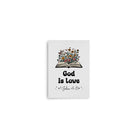 1 John 4:8 - Bible Verse, God is Love Premium Luster Photo Paper Poster