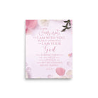 Isaiah 41:10 - Bible Verse, God will strengthen you Premium Luster Photo Paper Poster