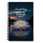 John 14:6 Bible Verse The Father Spiral Notebook Default Title