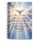John 14:26 Bible Verse Father Spiral Notebook Default Title