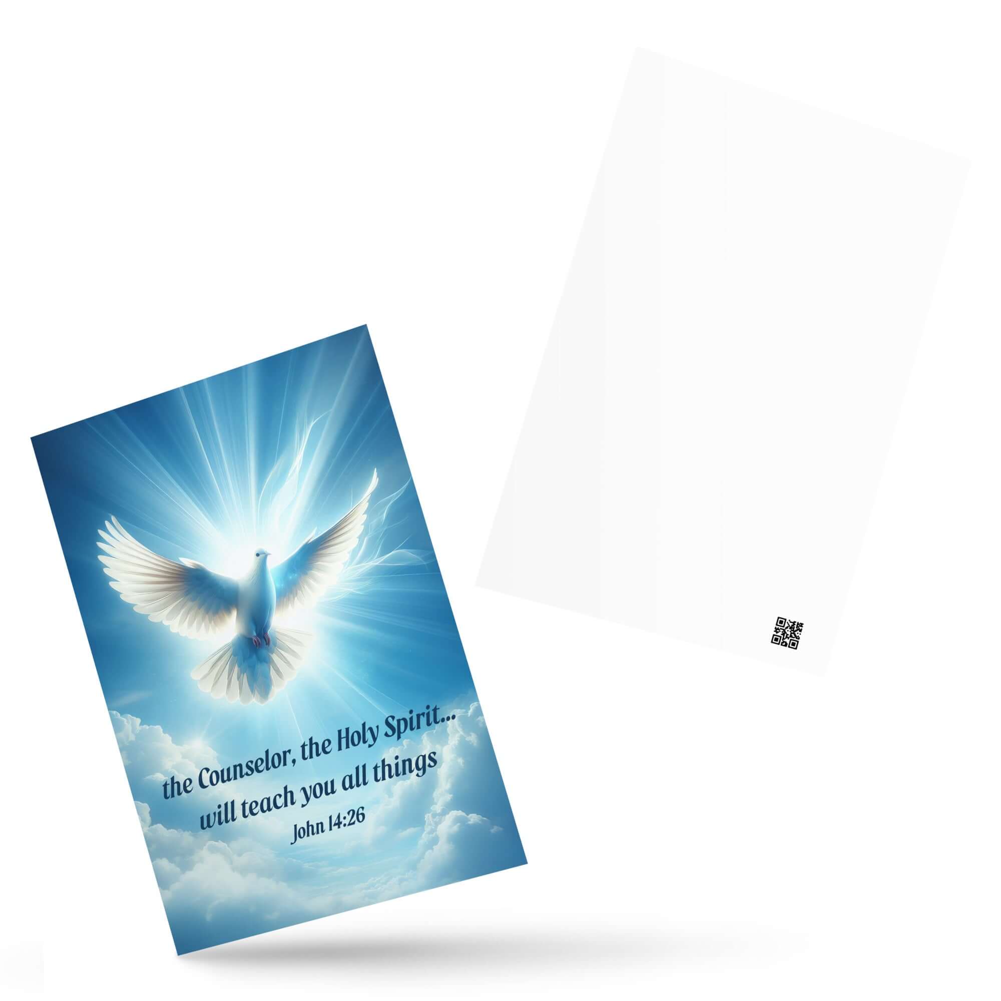 John 14:26 - Bible Verse, Holy Spirit Dove Standard Postcard