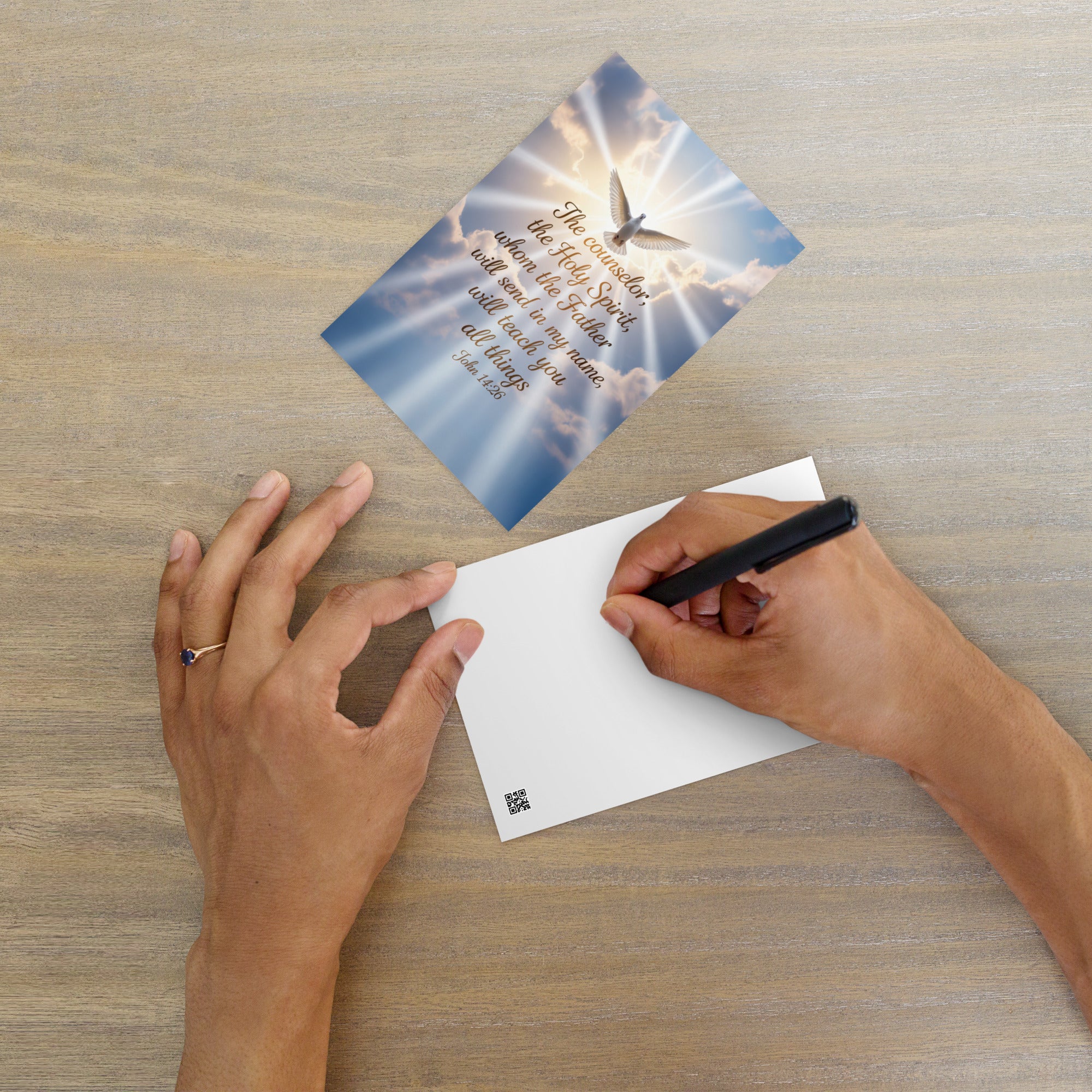 John 14:26 Bible Verse Father Standard Postcard Default Title