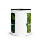 Rev 3:20 Bible Verse, Garden Doorway Mug Color Inside